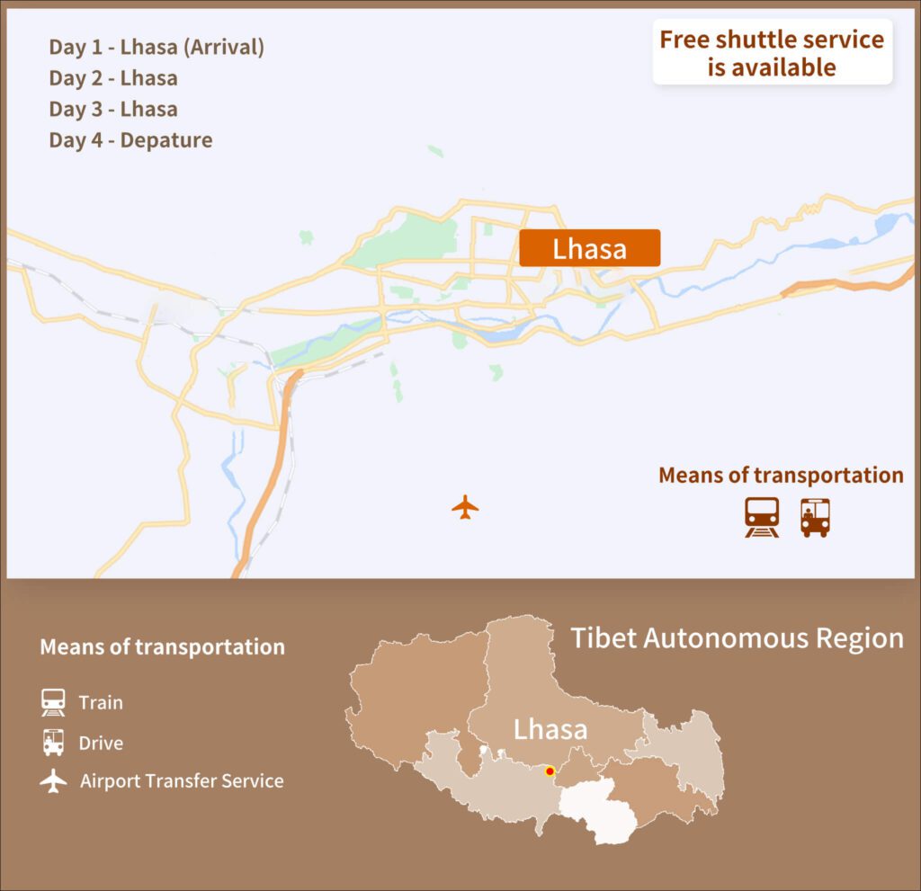 4-Day Lhasa Holy City Tour​