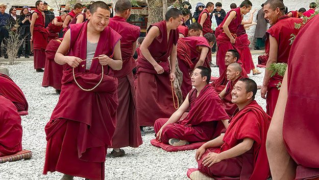Experience Tibet Sera Monastery monk debates