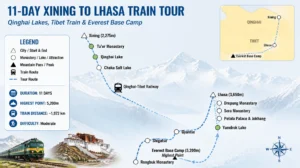 11-Day Xining to Lhasa Train Tour with Everest Base Camp